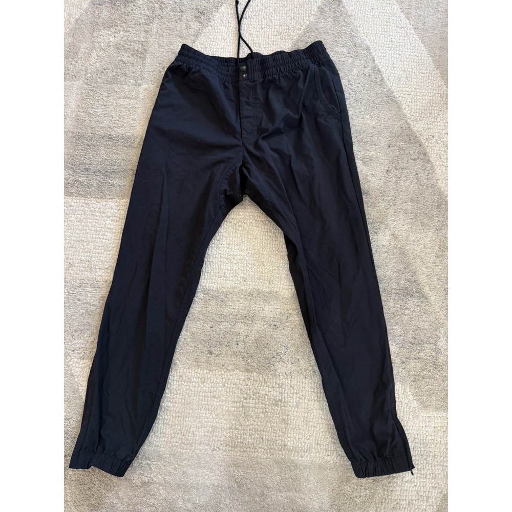 MENS XL NIKE TECH WOVEN CASUAL PANTS JOGGERS BLACK 871767 010